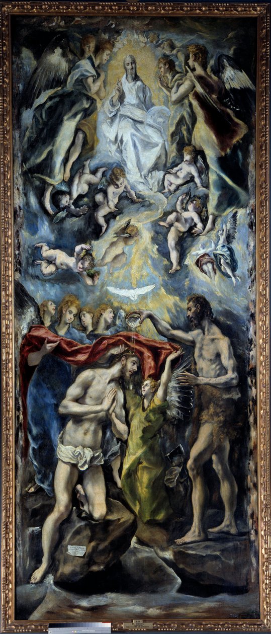 Domenikos Theotokopoulos dit El Greco (1541-1614) 1596 Sun tarafından İsa