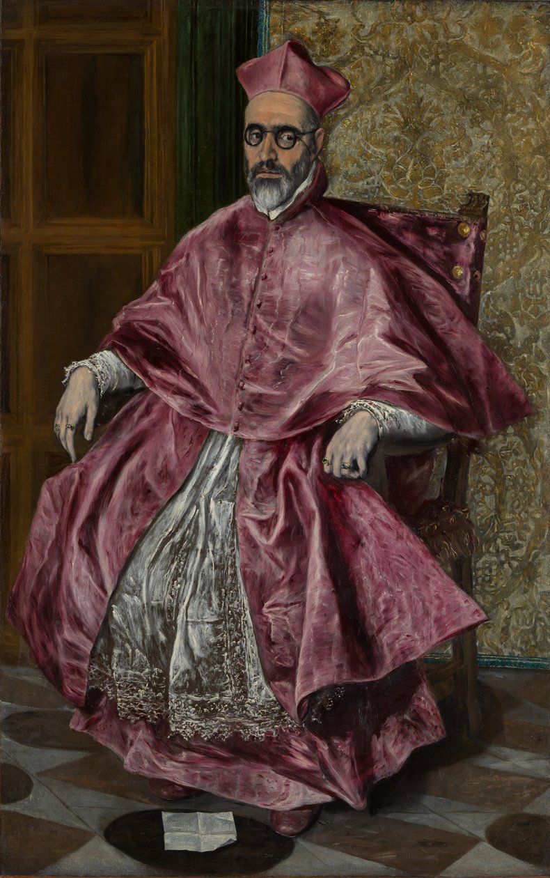 Kardinal Fernando Nino de Guevara 1541-1609, yaklaşık. 1600. by El Greco