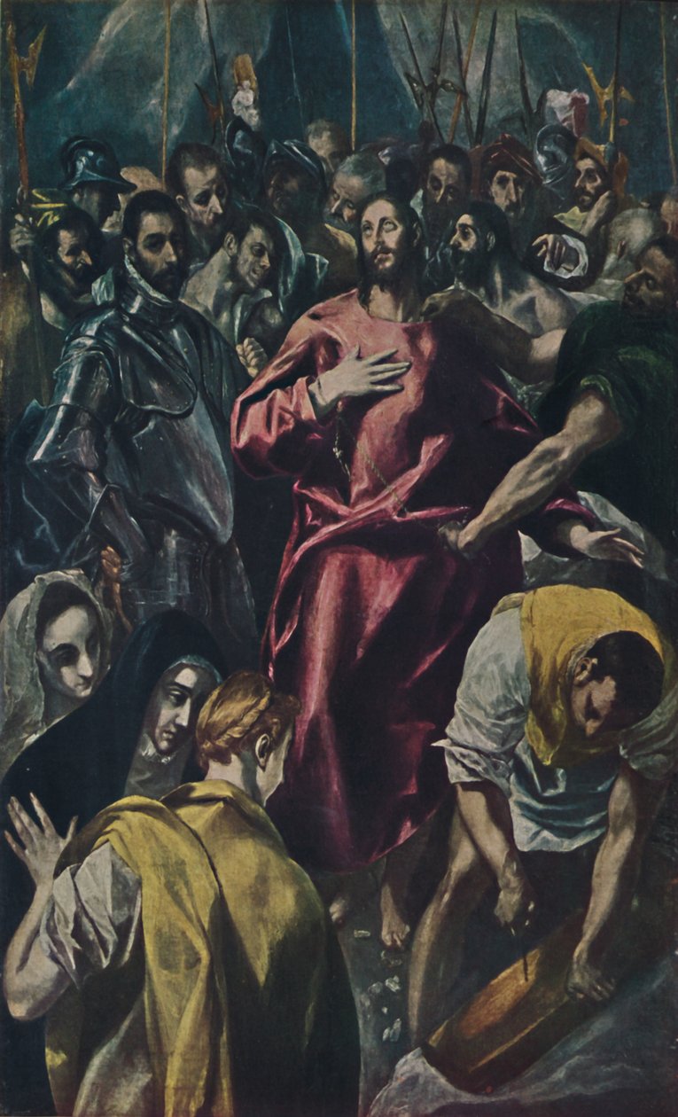 Espolio Entkleidung Christi., Mesih