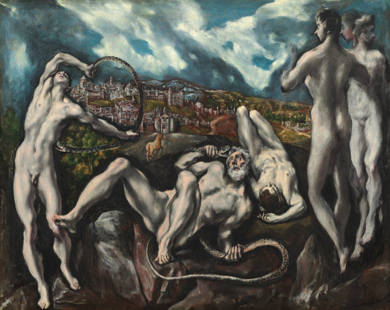 Laocoön, c. 16101614. by El Greco