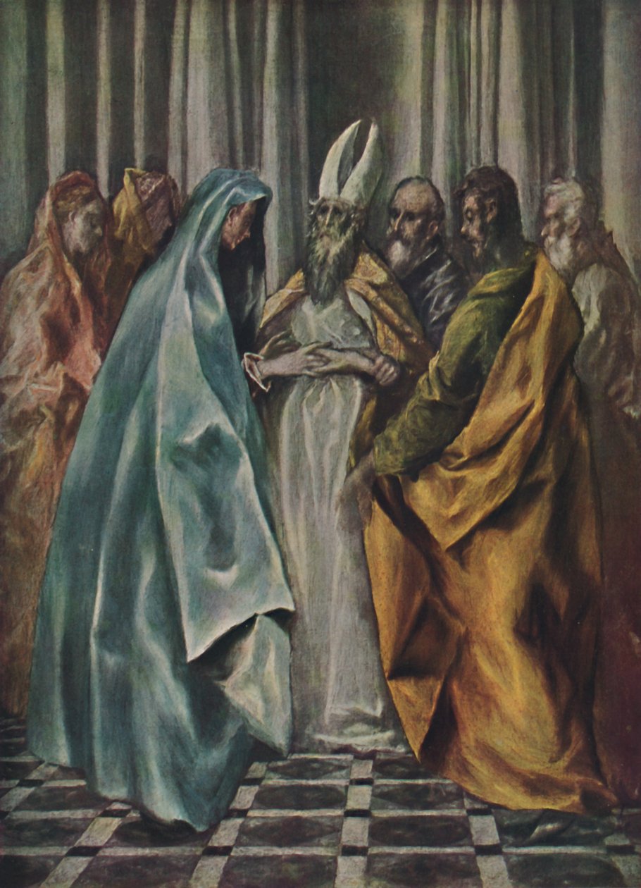 Mariae Verlobnis, Bakirenin Nişanı, c1600-1614, 1938 by El Greco