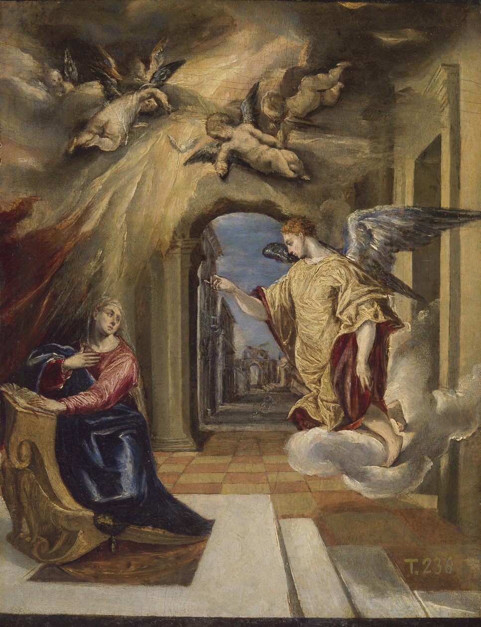 Müjde, 1570-1572 by El Greco