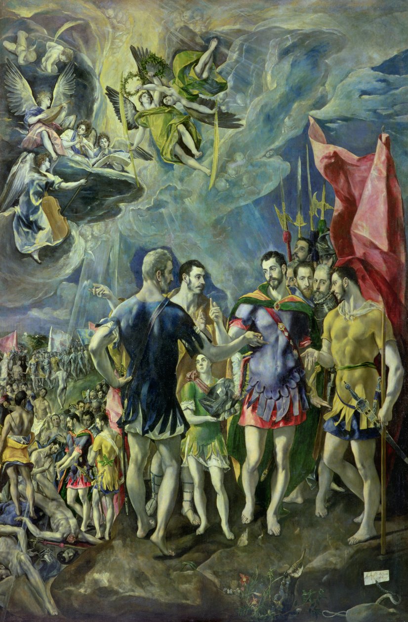 St. Maurice Şehitliği, 1580-83 (ayrıntılı bilgi için bkz. 62092) by El Greco