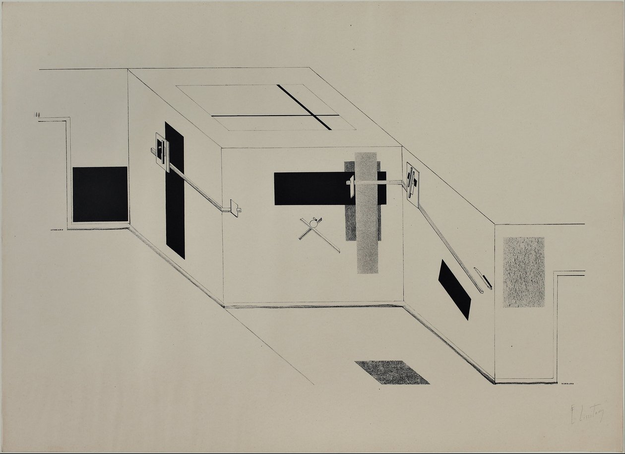 Kestnermappe Proun, Rob. Levnis ve Chapman GmbH Hannover -6 by Eliezer Markowich Lissitzky