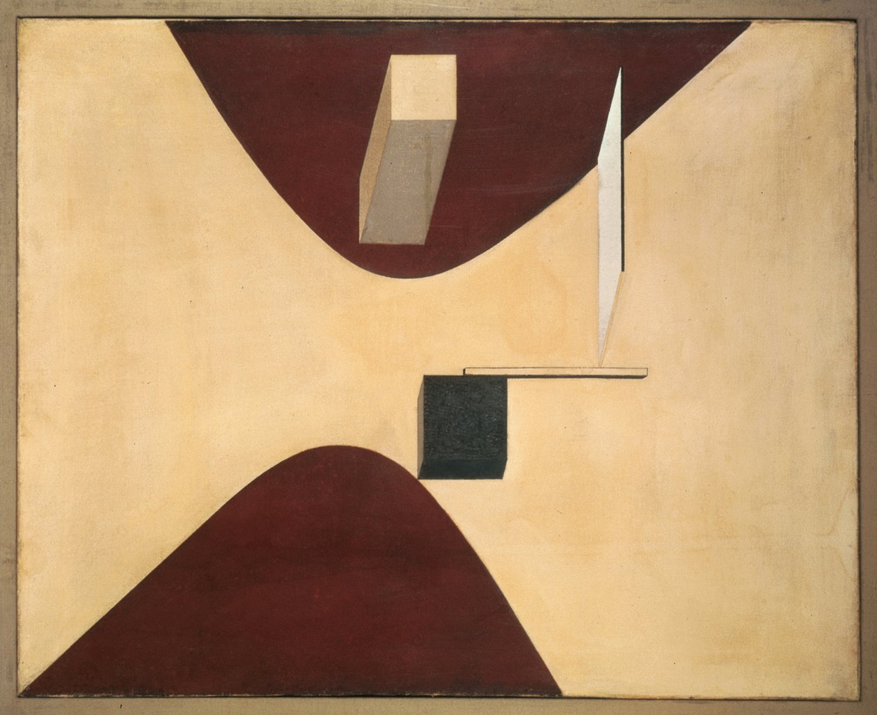 Proun P23, hayır. 6 by Eliezer Markowich Lissitzky
