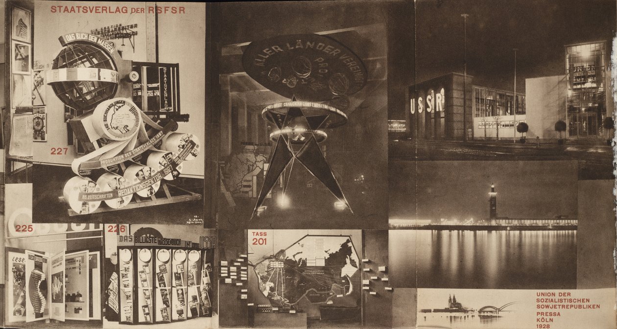 SSCB. Uluslararası Basın Sergisindeki Sovyet pavyonunun kataloğu, Köln, 1928 by Eliezer Markowich Lissitzky