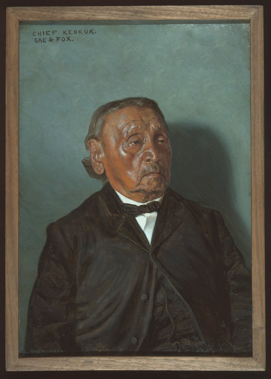 Şef Keokuk, Sac & Fox by Elbridge Ayer Burbank