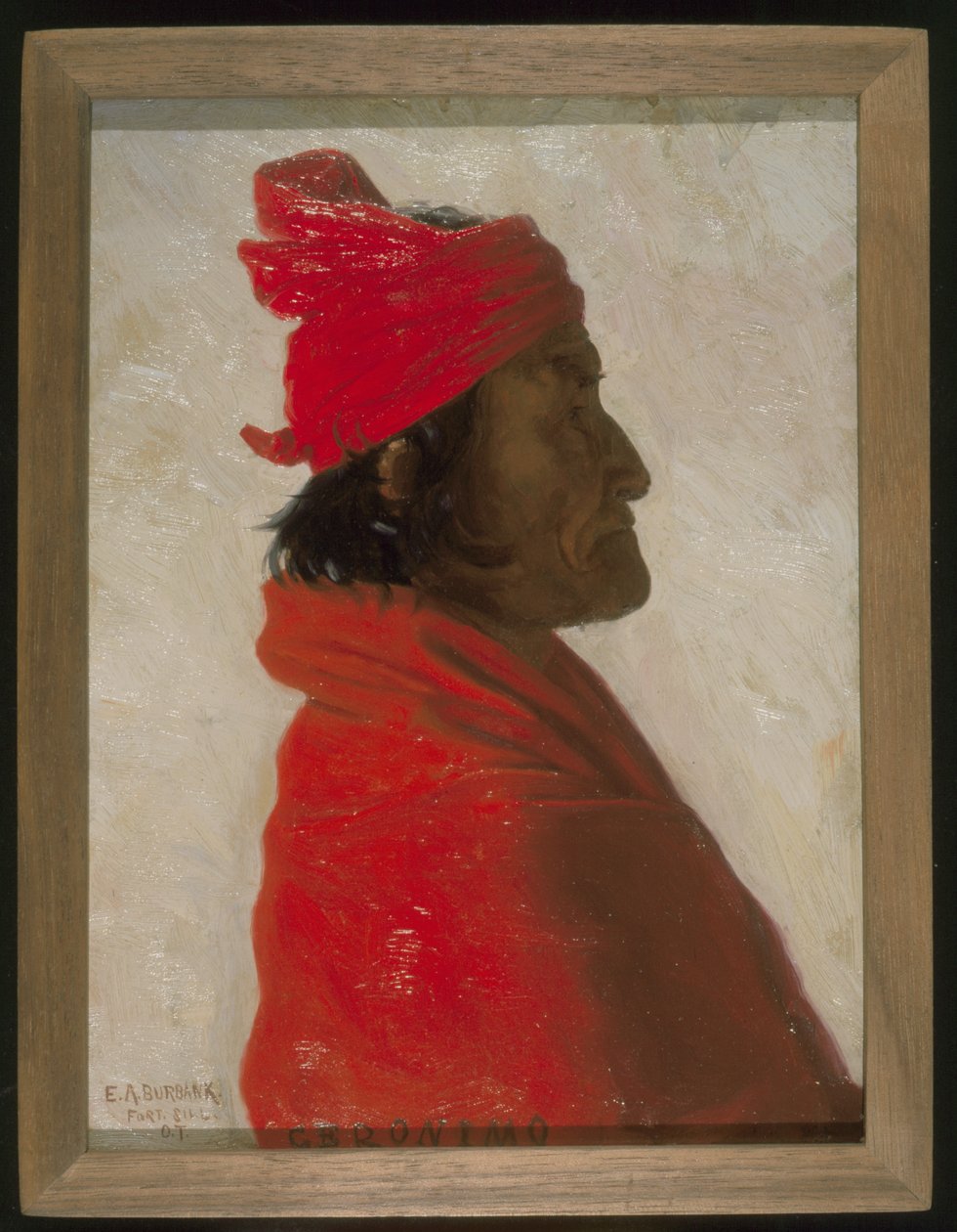 Geronimo (tuval üzerine yağlı boya) by Elbridge Ayer Burbank