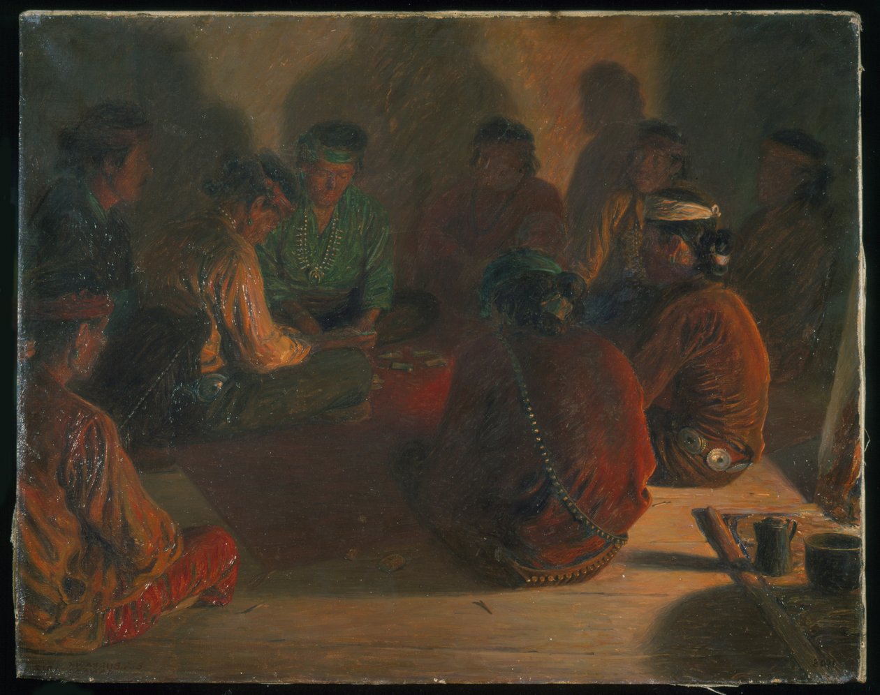 Navajo Kart Oyuncular by Elbridge Ayer Burbank