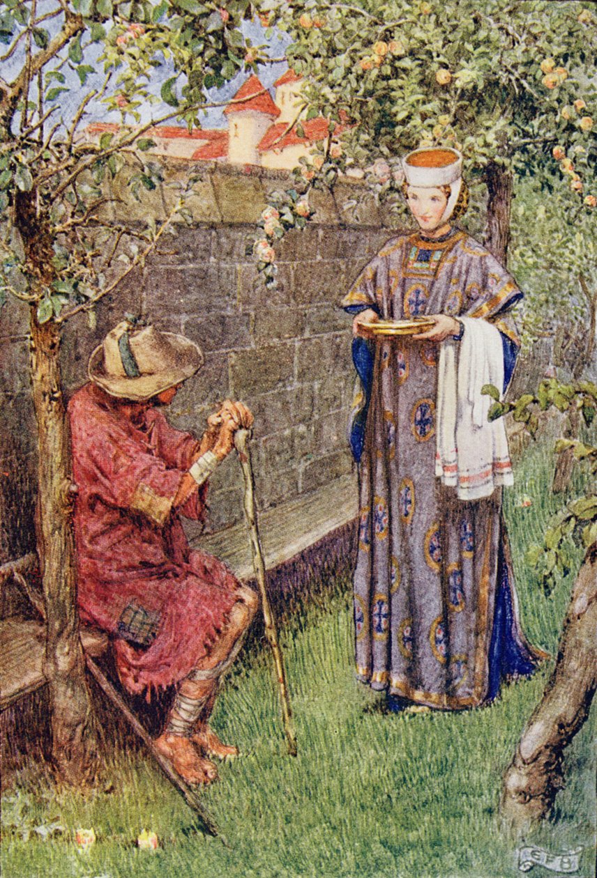 Elizabeth, William Canton (1845-26) 1921 (renkli lito) tarafından yazılan 