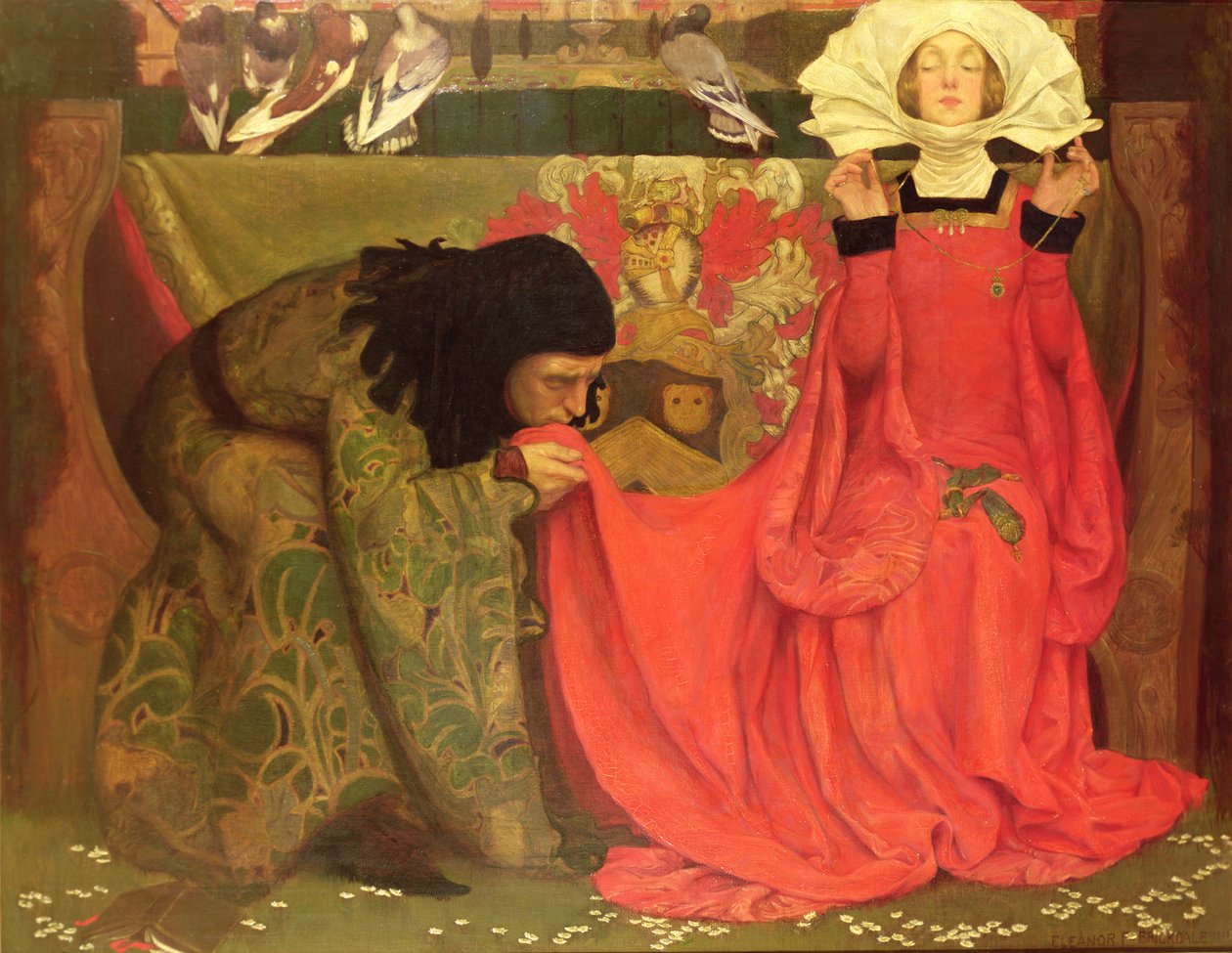 Gerçek aşkın soluk ten rengi by Eleanor Fortescue Brickdale