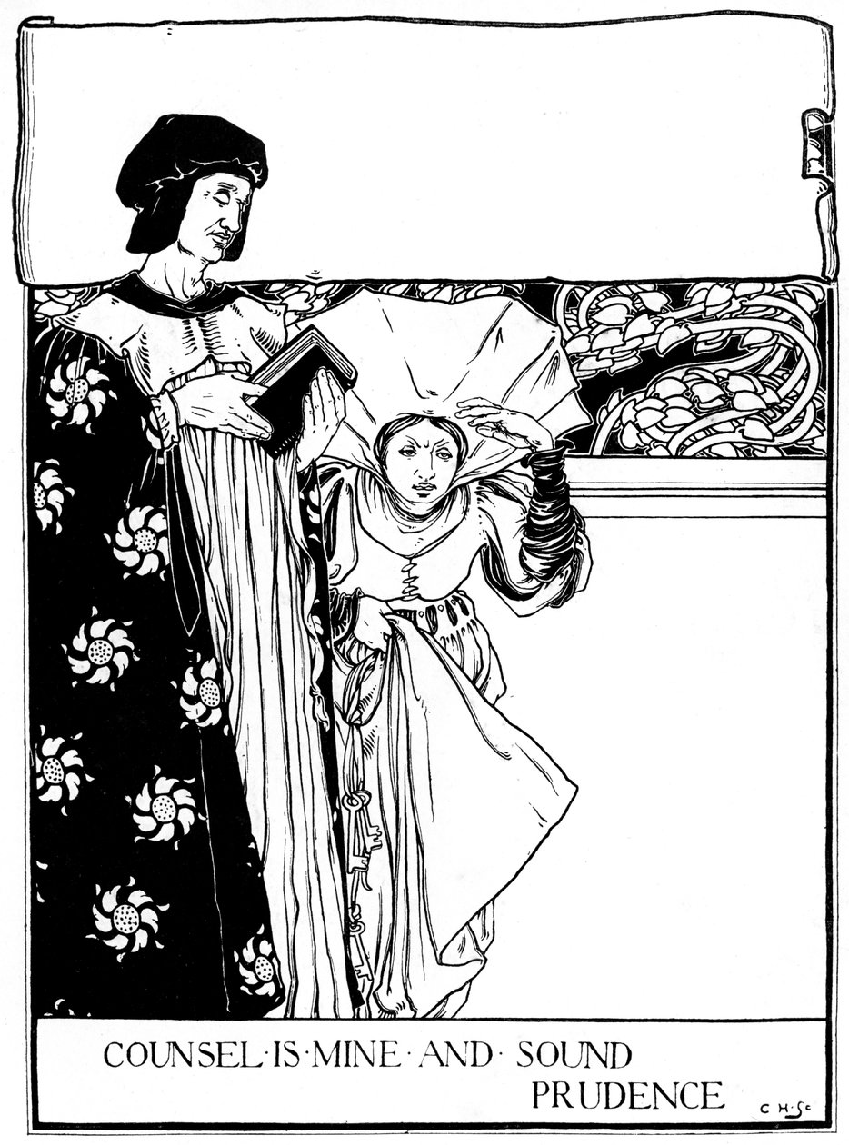 Avukat Benim ve Sağlam Prudence, 1898. by Eleanor Fortescue Brickdale