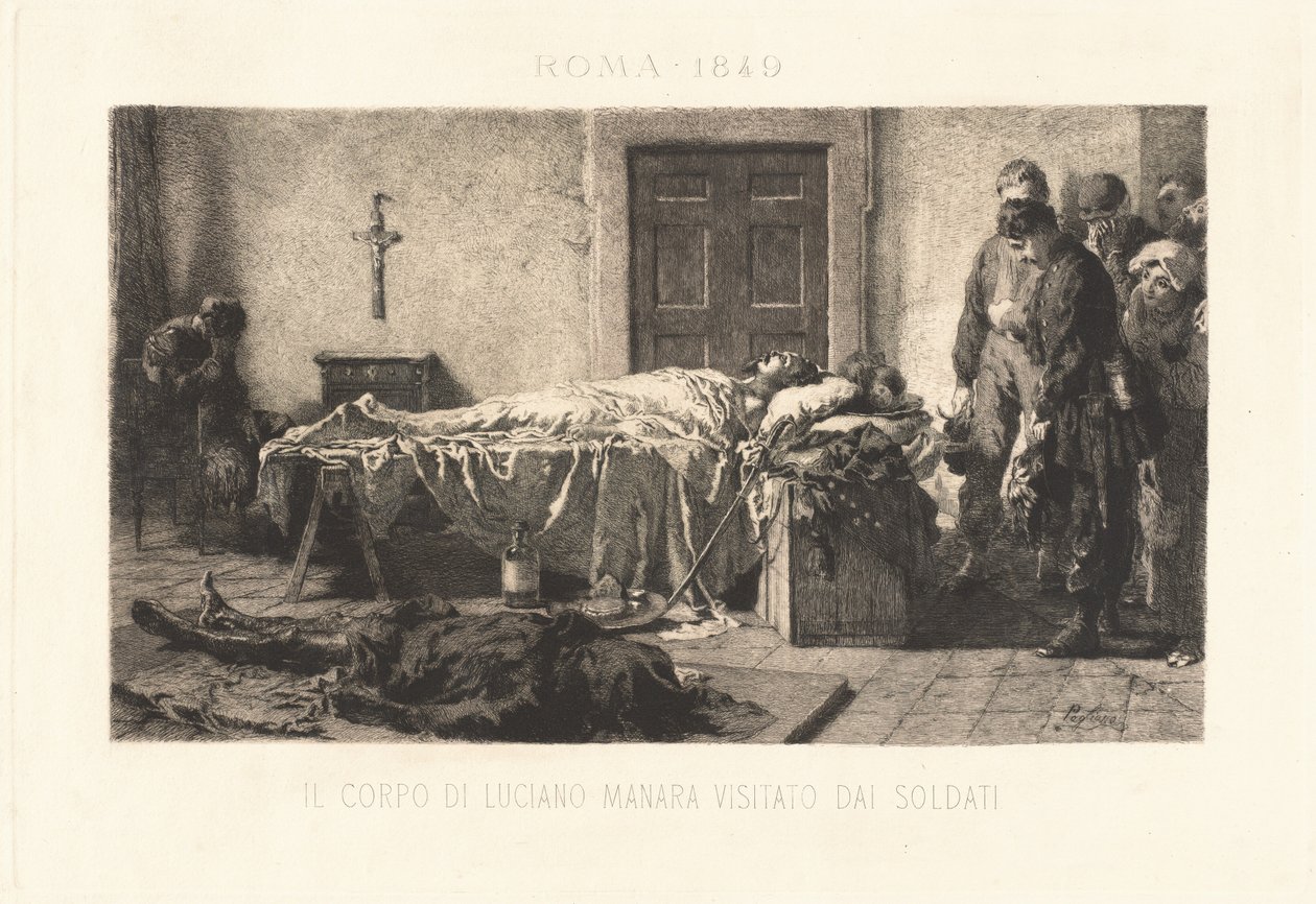 Askerler Tarafından Ziyaret Edilen Luciano Manara