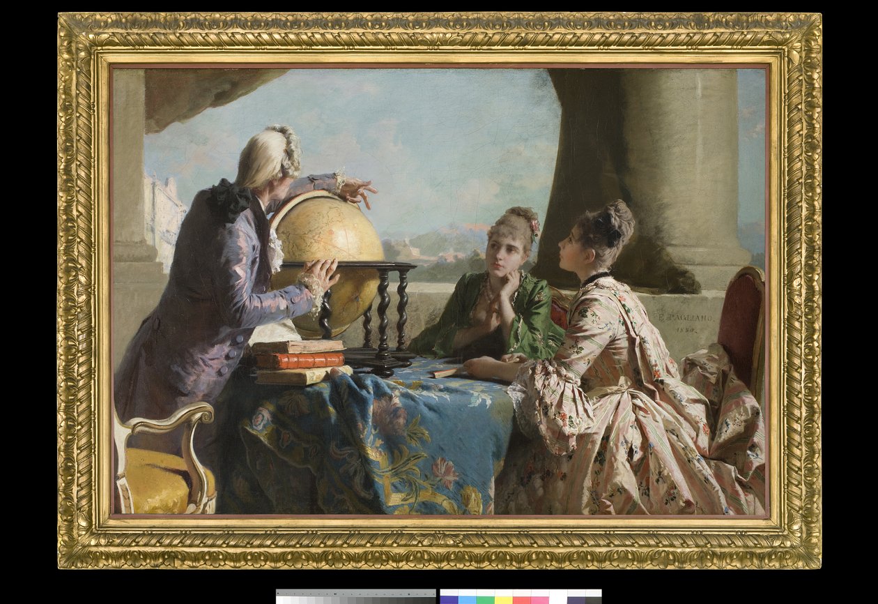 Coğrafya dersi, 1880 by Eleuterio Pagliano
