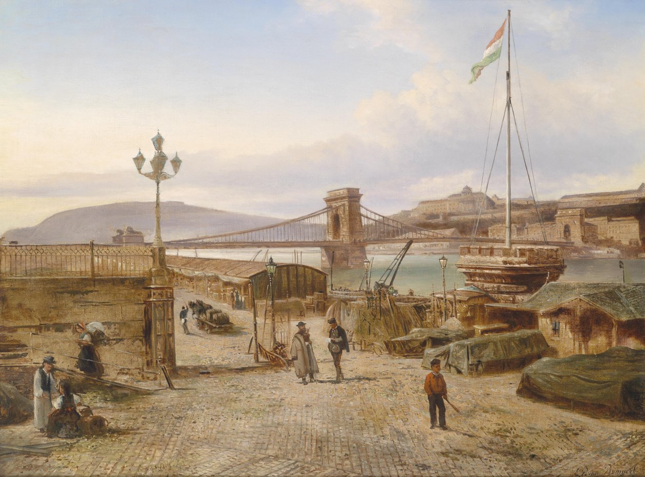 Buda manzarası by Elias van Bommel