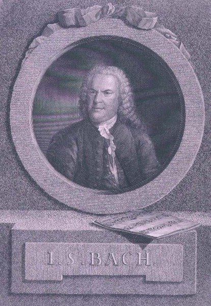 Ekle 38072 f.5 Johann Sebastian Bach (1685-1750), Alman besteci, S.G. Kutner tarafından oyulmuş by Elias Gottleib (after) Haussmann