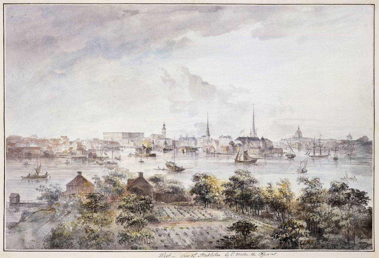 Kraliyet Sarayı ve Storkyrkan, Tyskakyrkan, Katarinakyrka ve Riddarholmskyrkan ile Kungsholmen