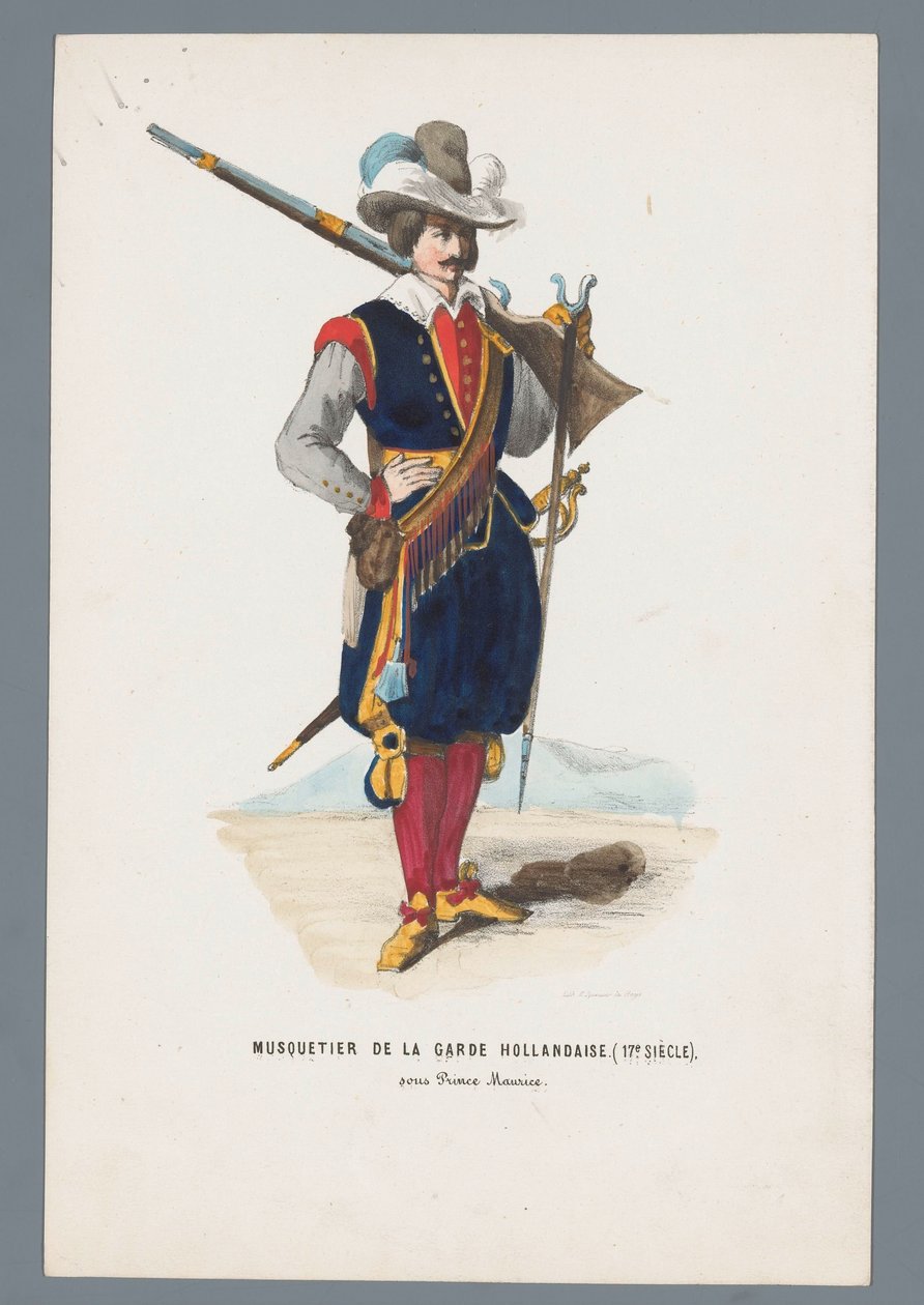 Hollanda Muhafızlarının Silahşörü (17. Yüzyıl). Prens Maurice