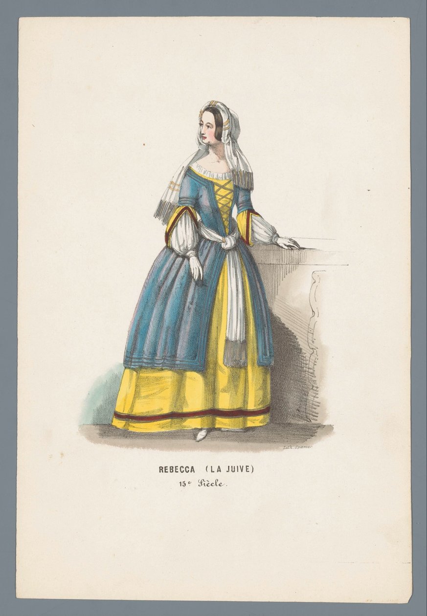 Rebecca (La Juive) / 15. Yüzyıl (nesne üzerindeki başlık) by Elias Spanier