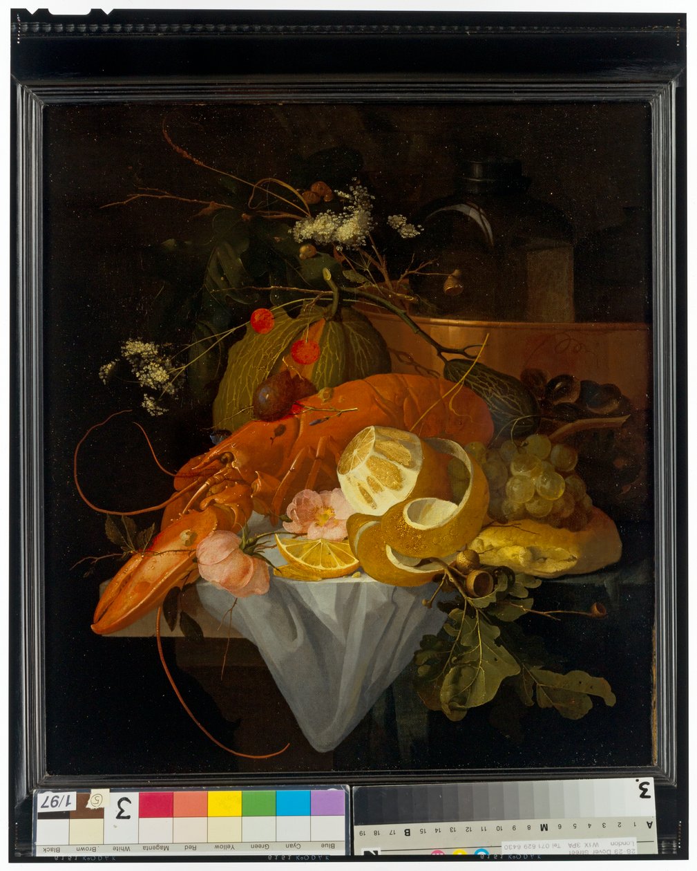 Istakozlu Natürmort by Elias van den Broeck