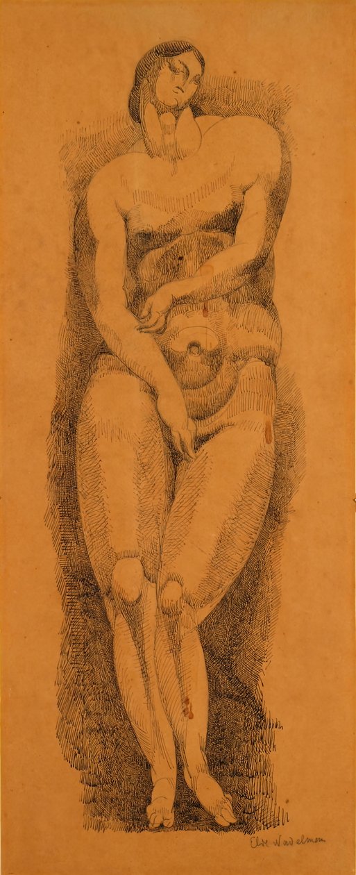 Çıplak Kadın Ayakta, c. 1909. by Elie Nadelman