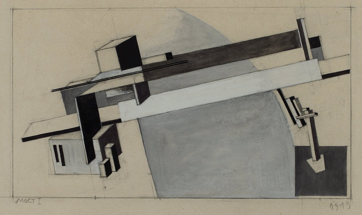 Köprü I by Eliezer Markowich Lissitzky
