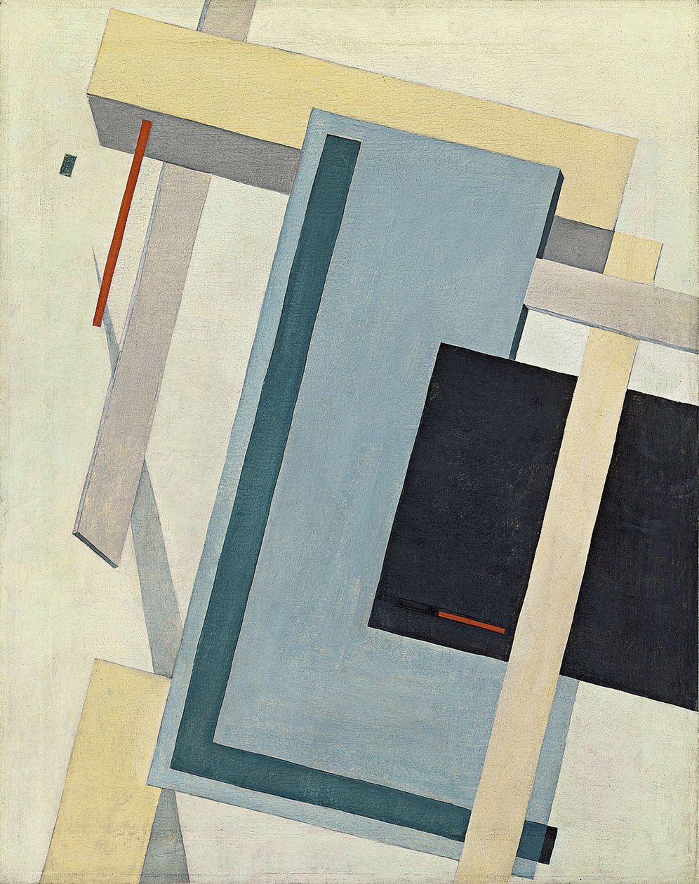 Proun 4B, 1919-1920 by Eliezer Markowich Lissitzky