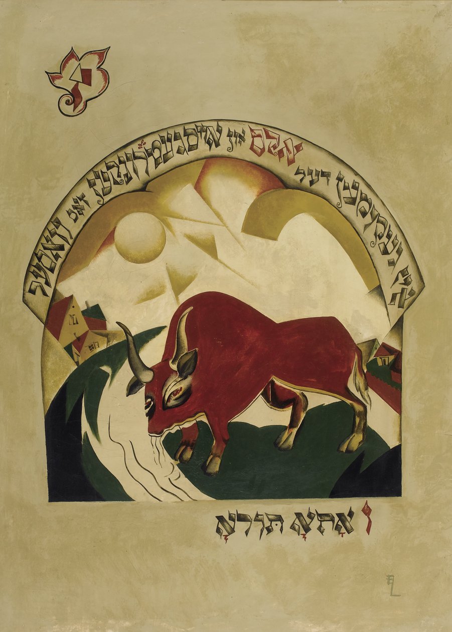 Boğa Burcu by Eliezer Markowich Lissitzky