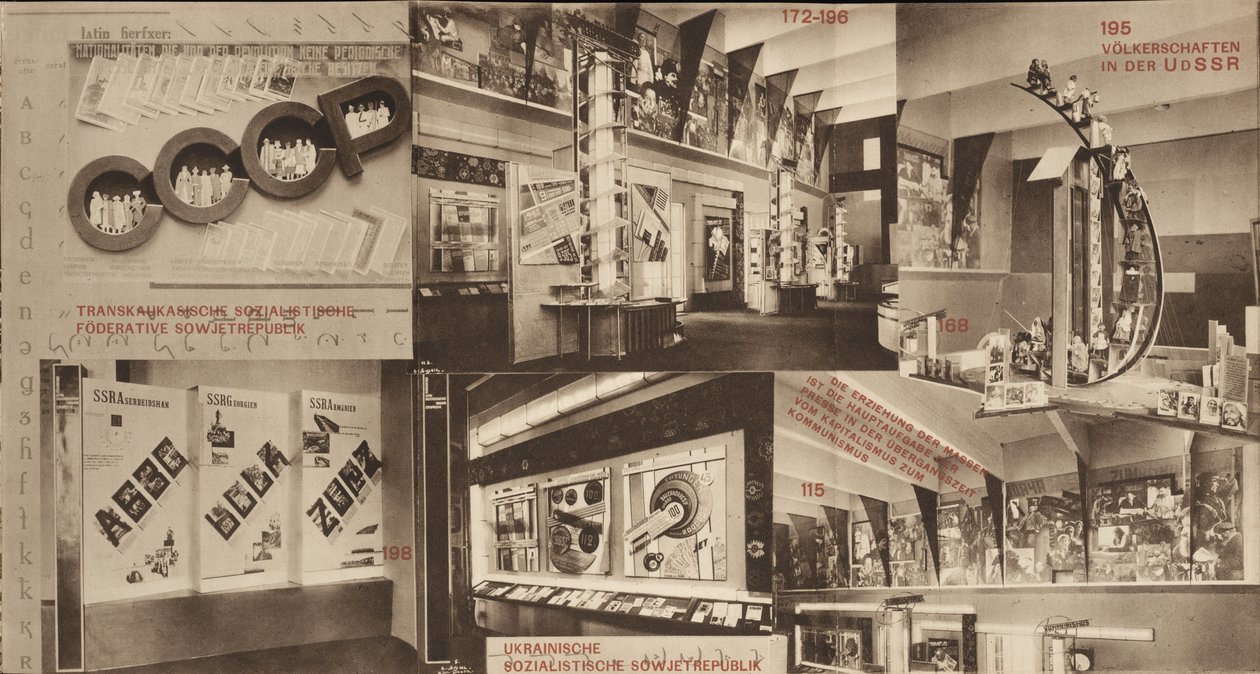 SSCB. Uluslararası Basın Sergisindeki Sovyet pavyonunun kataloğu, Köln, 1928 by Eliezer Markowich Lissitzky