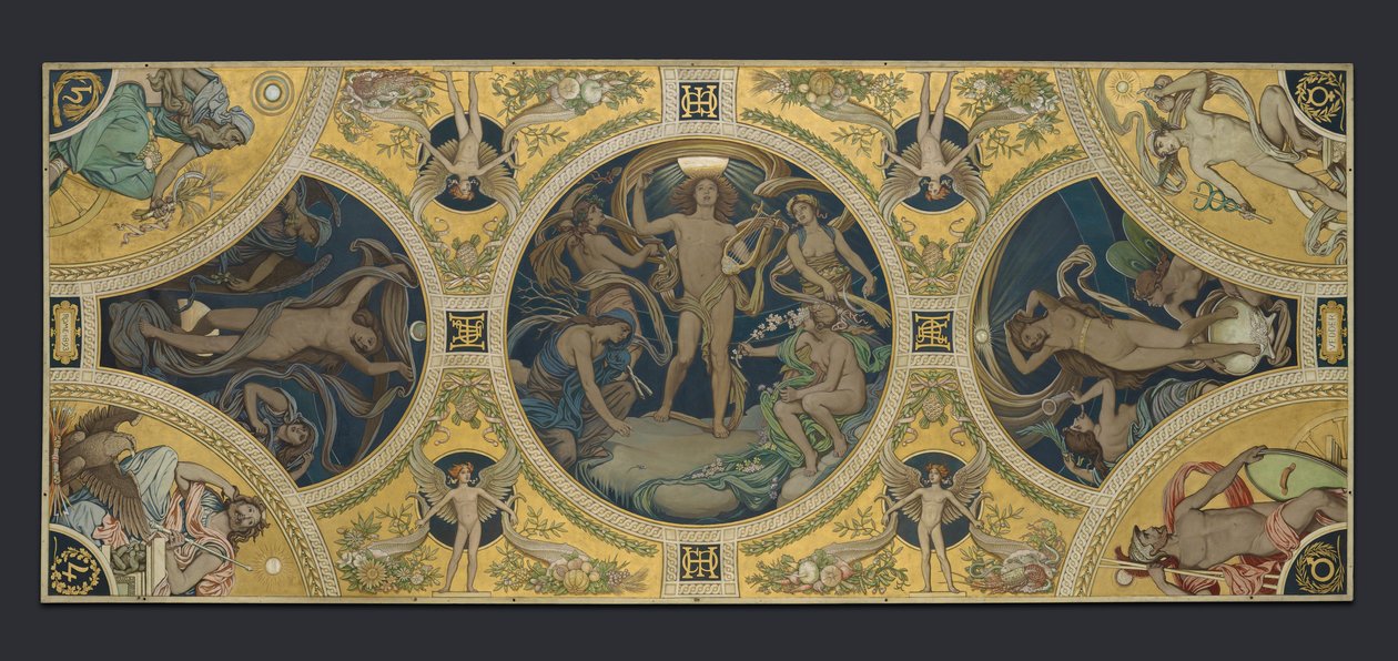 Haftanın Günlerinin Bolluğu by Elihu Vedder