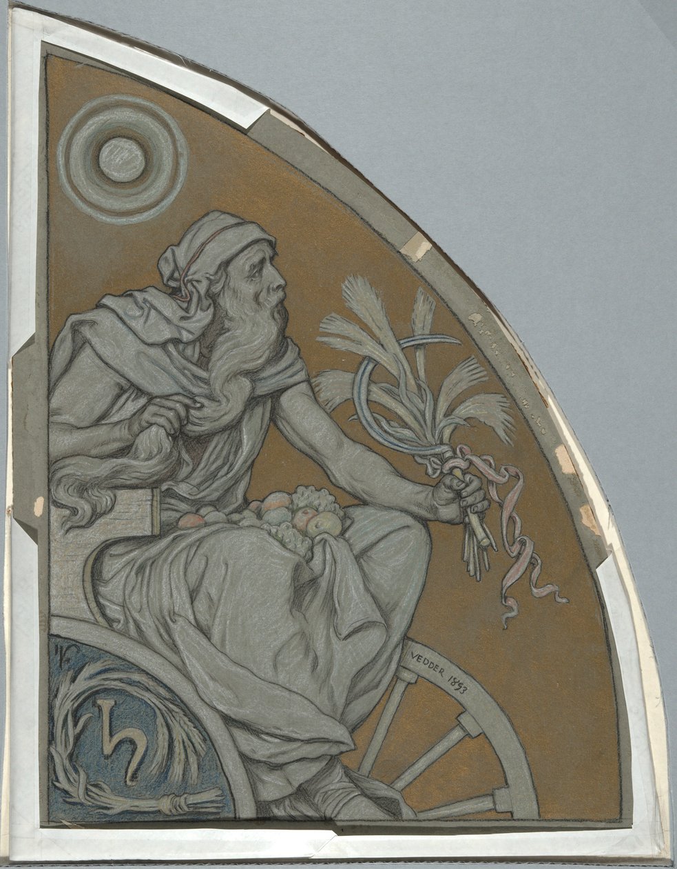 Satürn için çizgi film by Elihu Vedder