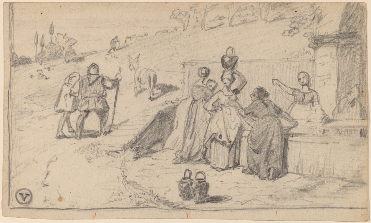 Baba ve oğul by Elihu Vedder