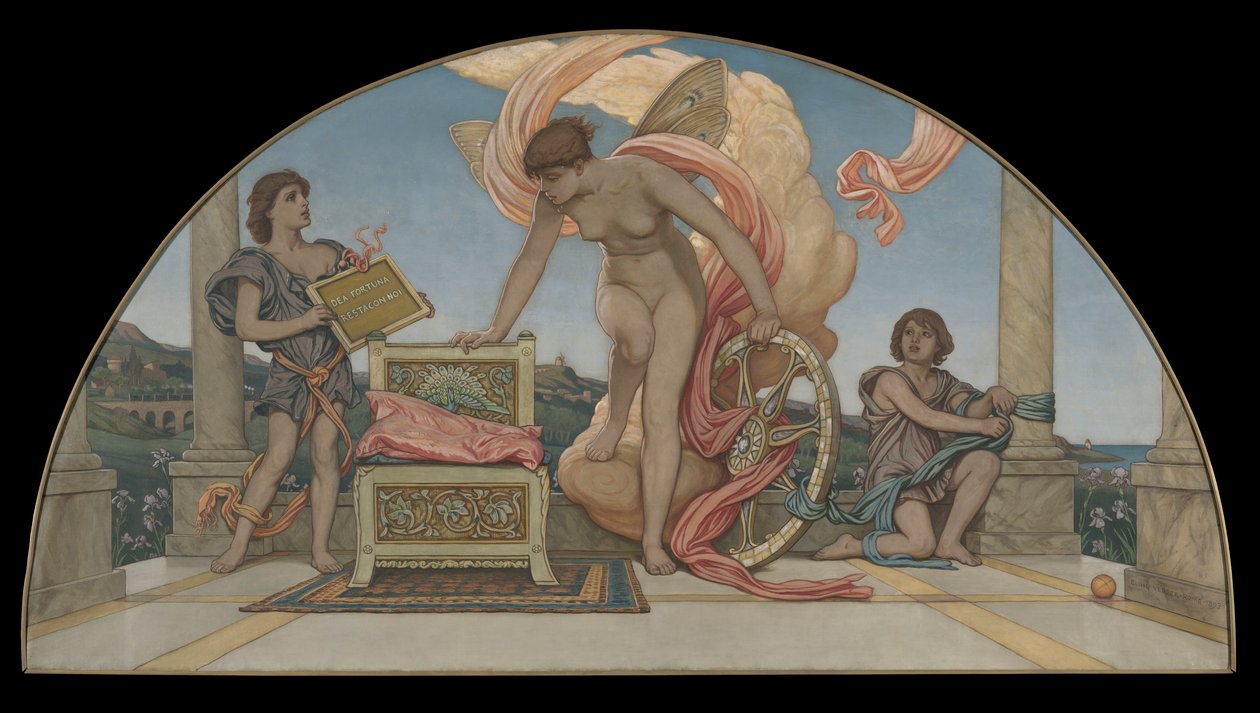 Şans Tanrıçası Bizimle Kal by Elihu Vedder