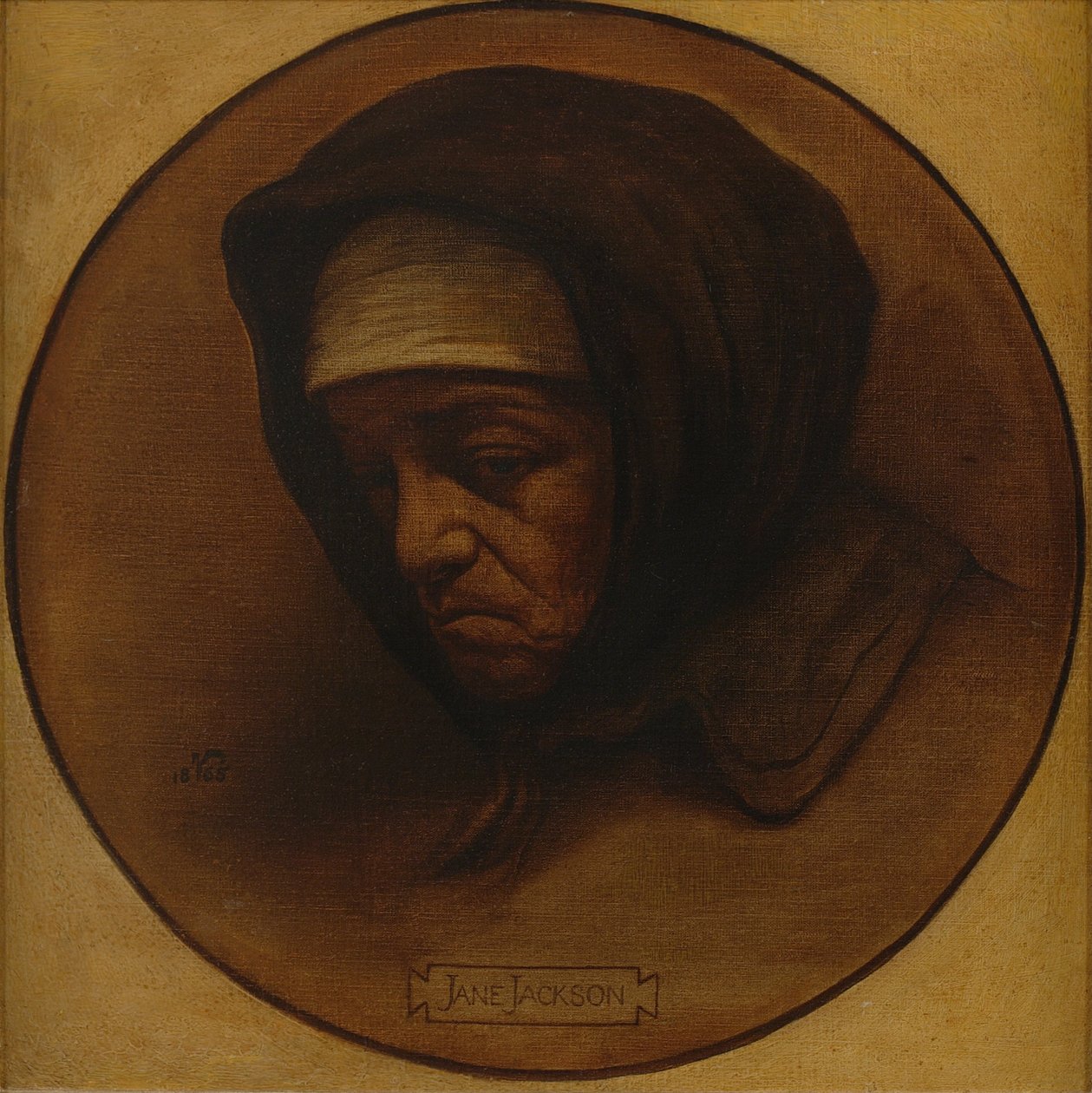Jane Jackson, 1865 by Elihu Vedder