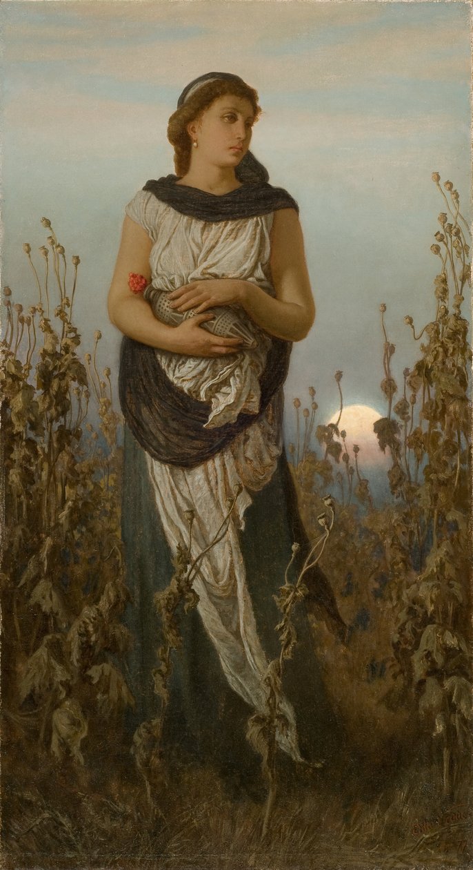 Hatıra (Haşhaşlı Kız), 1877 by Elihu Vedder
