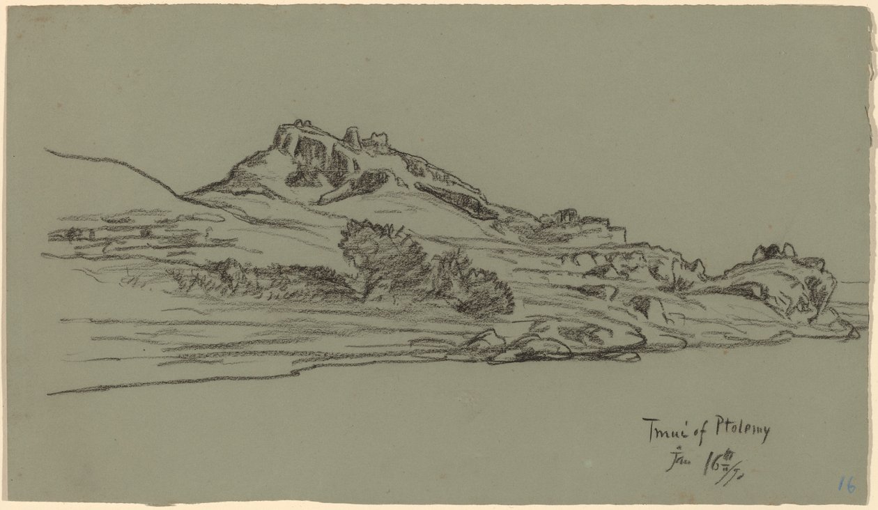 Nil Yolculuğu, Batlamyuslu Tmui by Elihu Vedder