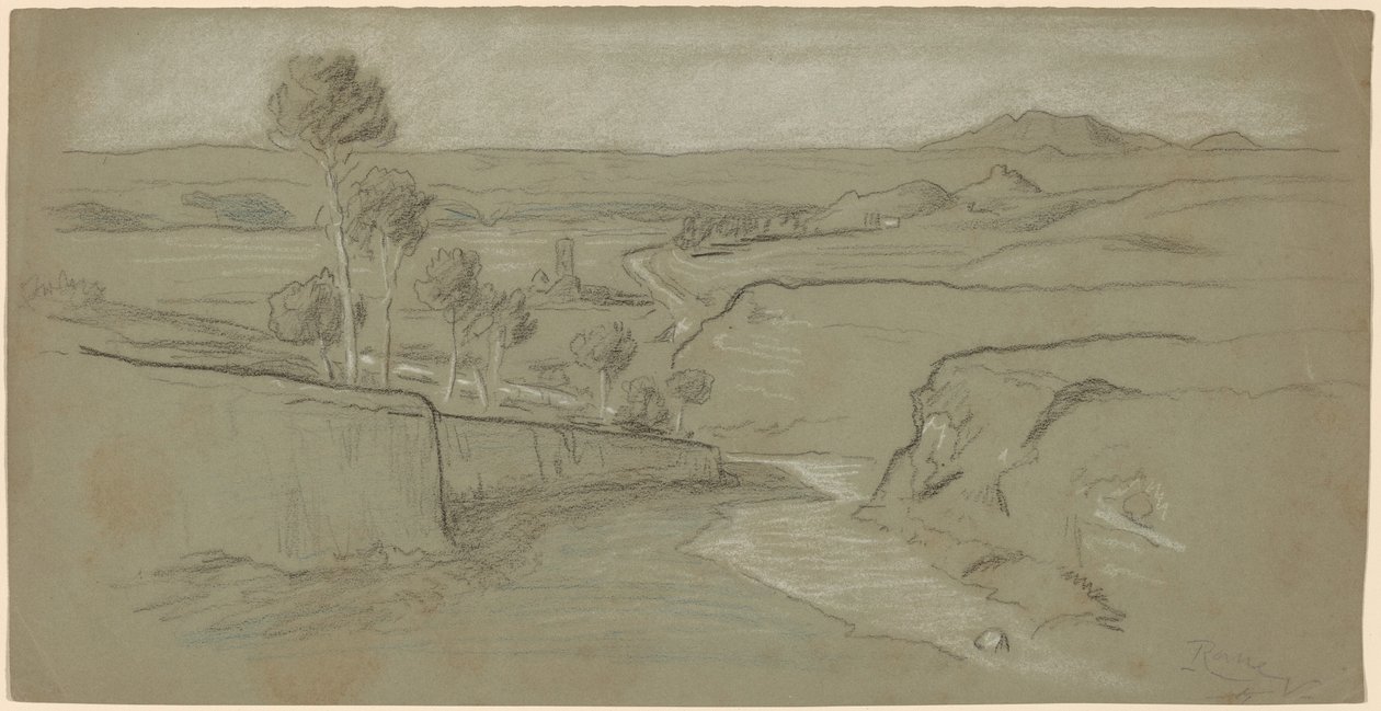 Roma Manzarası by Elihu Vedder
