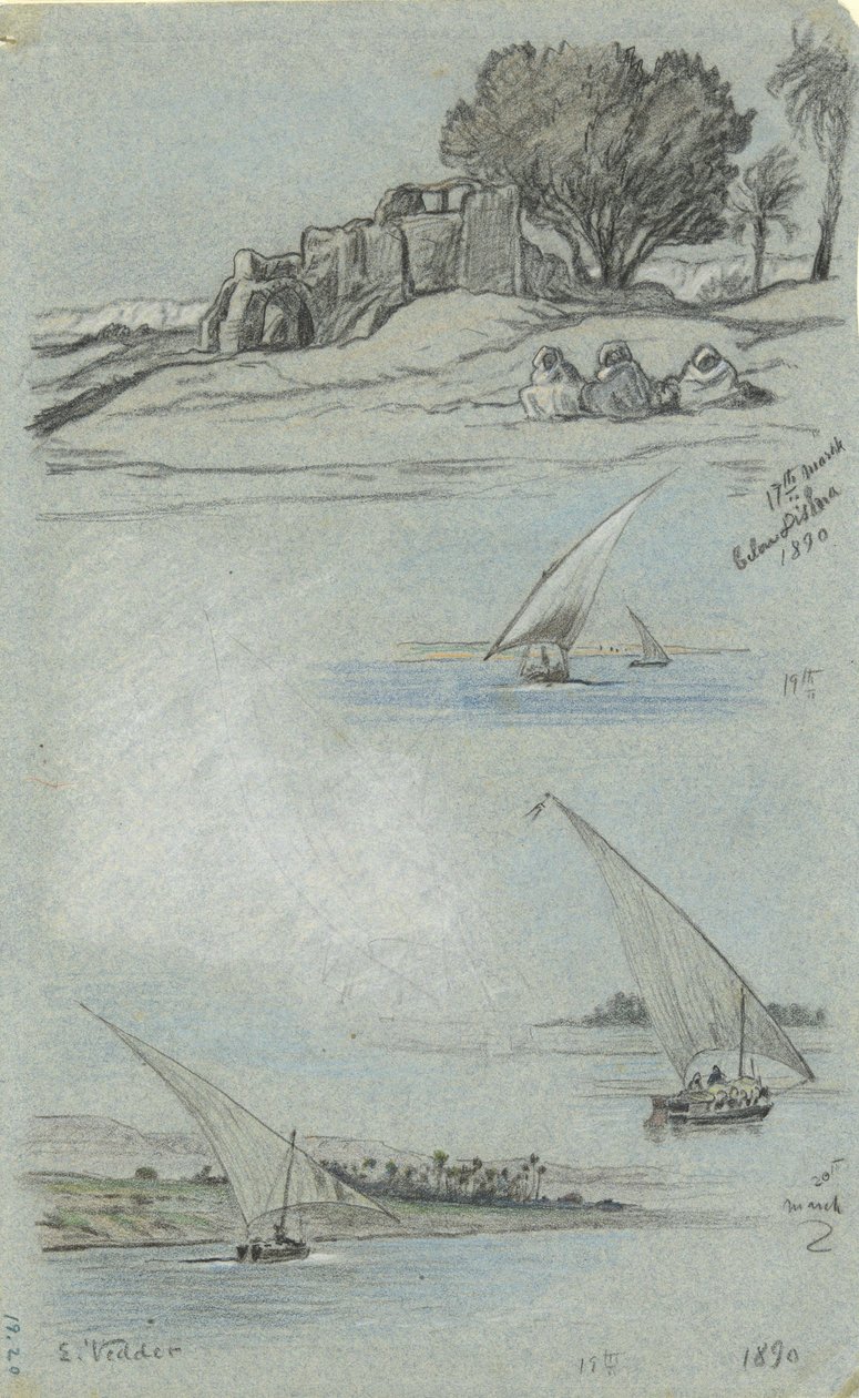 Çalışma Sayfası by Elihu Vedder