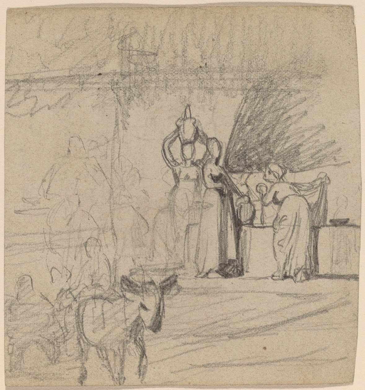 oğlu ve eşek by Elihu Vedder