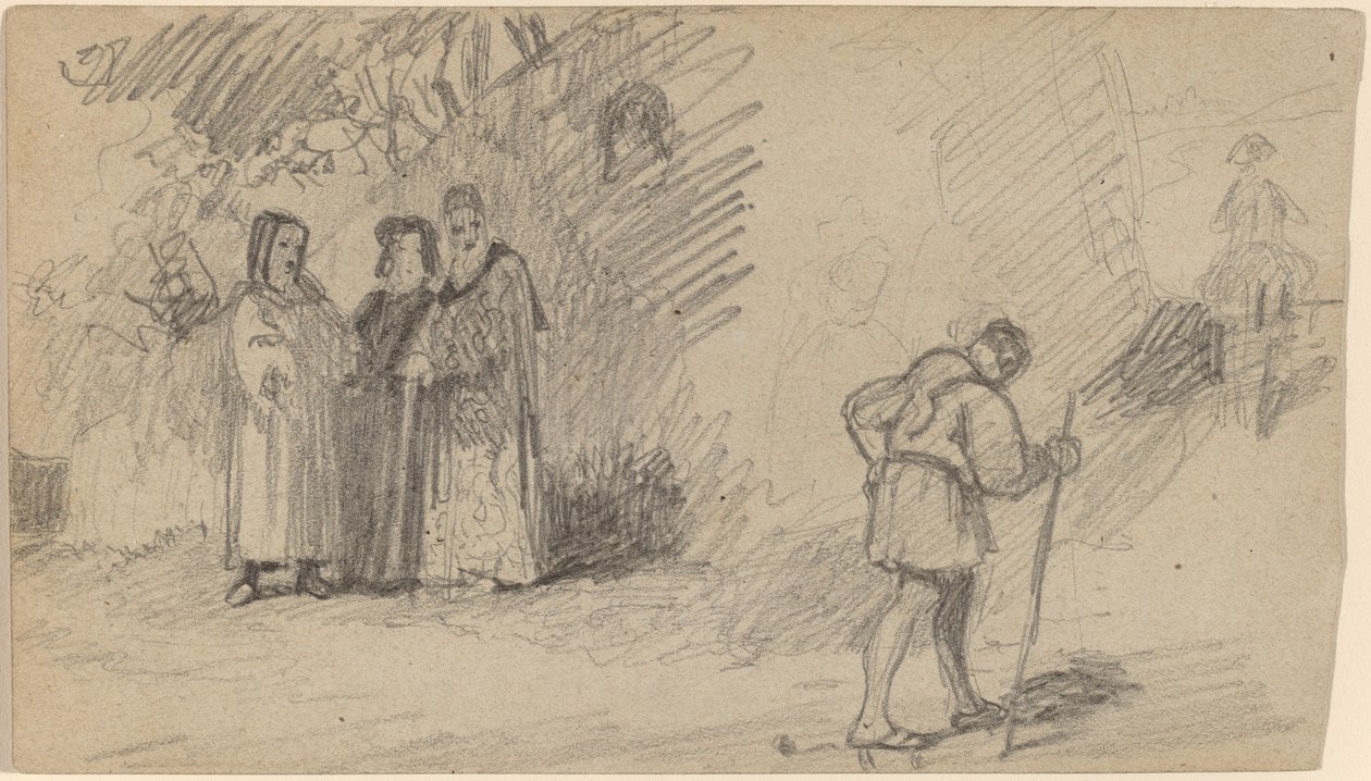 oğlu ve eşek by Elihu Vedder