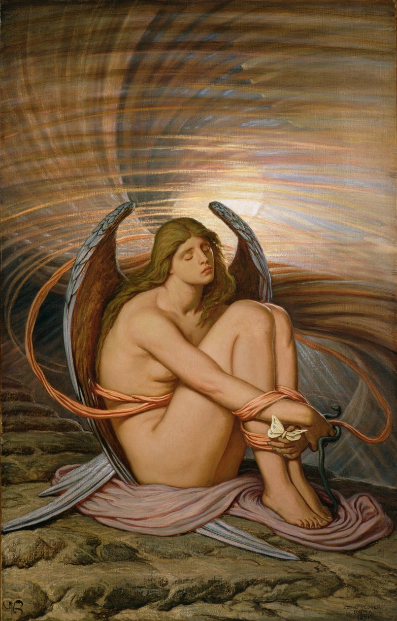 esaret içinde ruh by Elihu Vedder