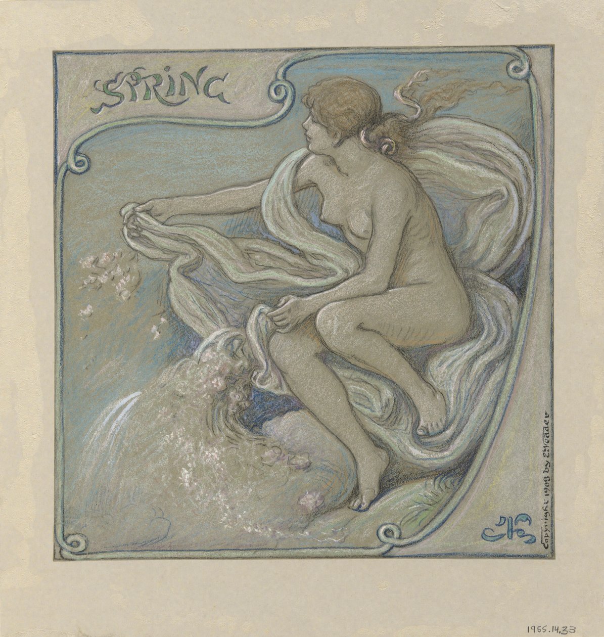 Bahar by Elihu Vedder