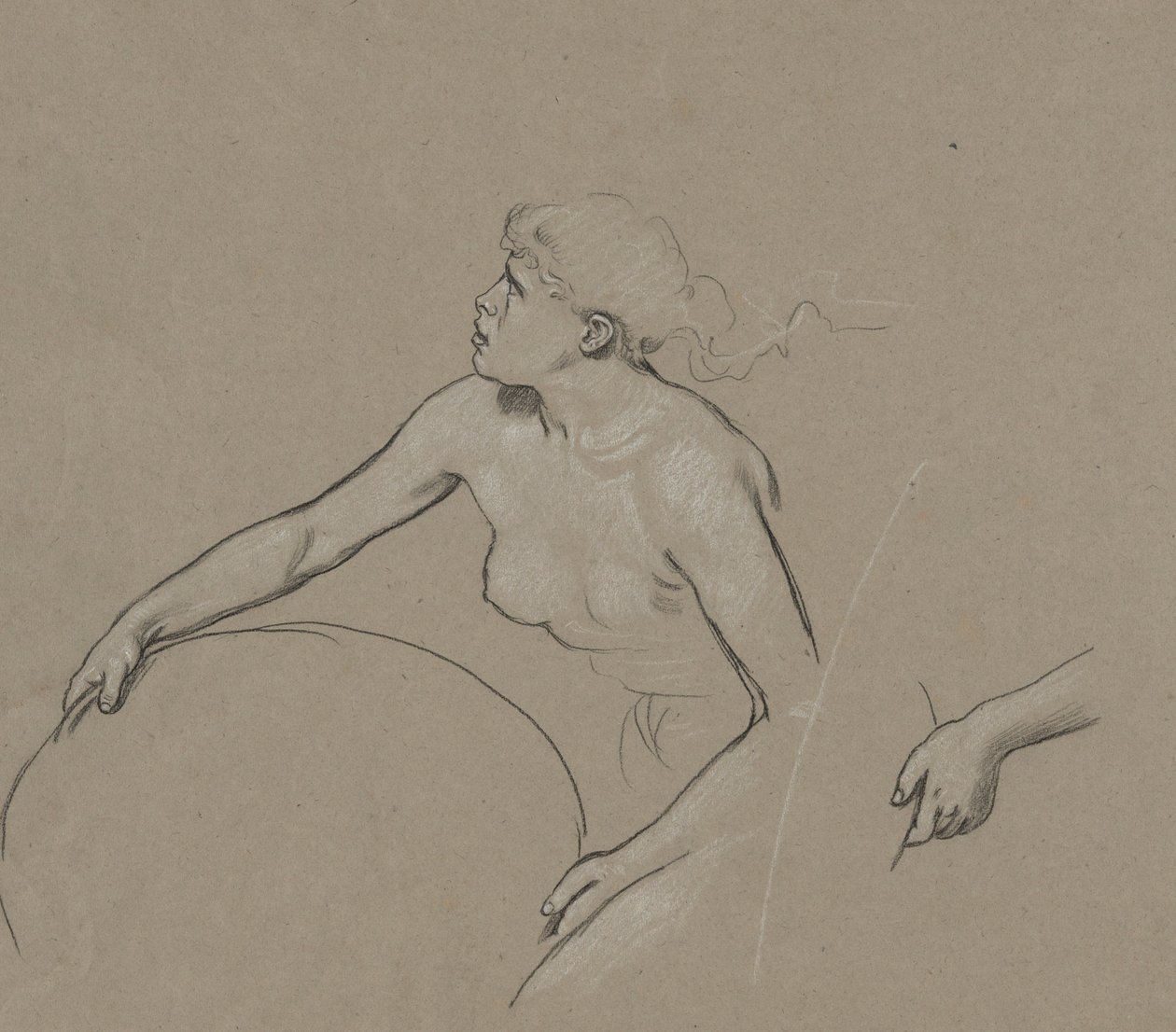 Bahar Figürü Çalışmaları by Elihu Vedder