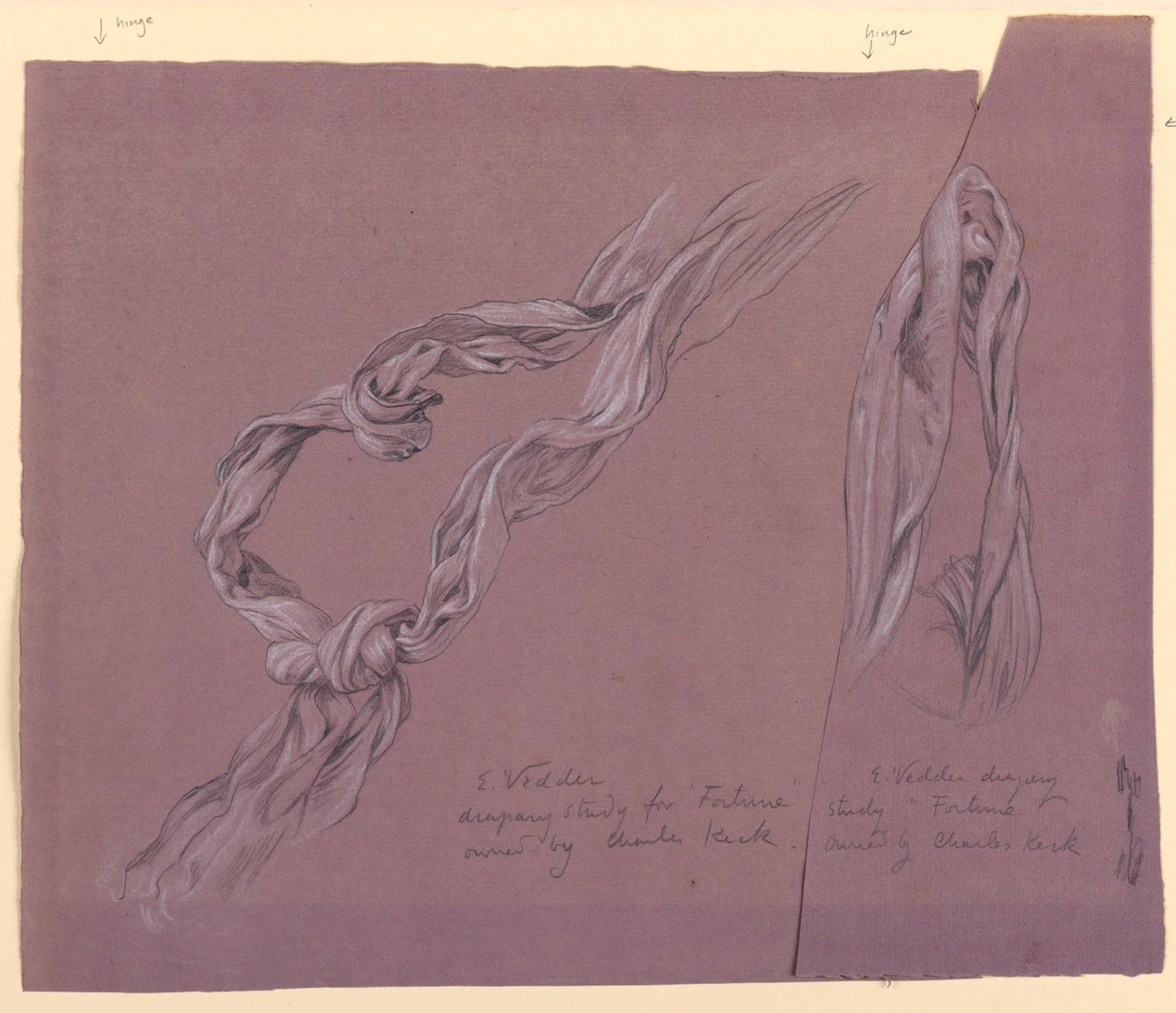 "Şans" için çalışma by Elihu Vedder