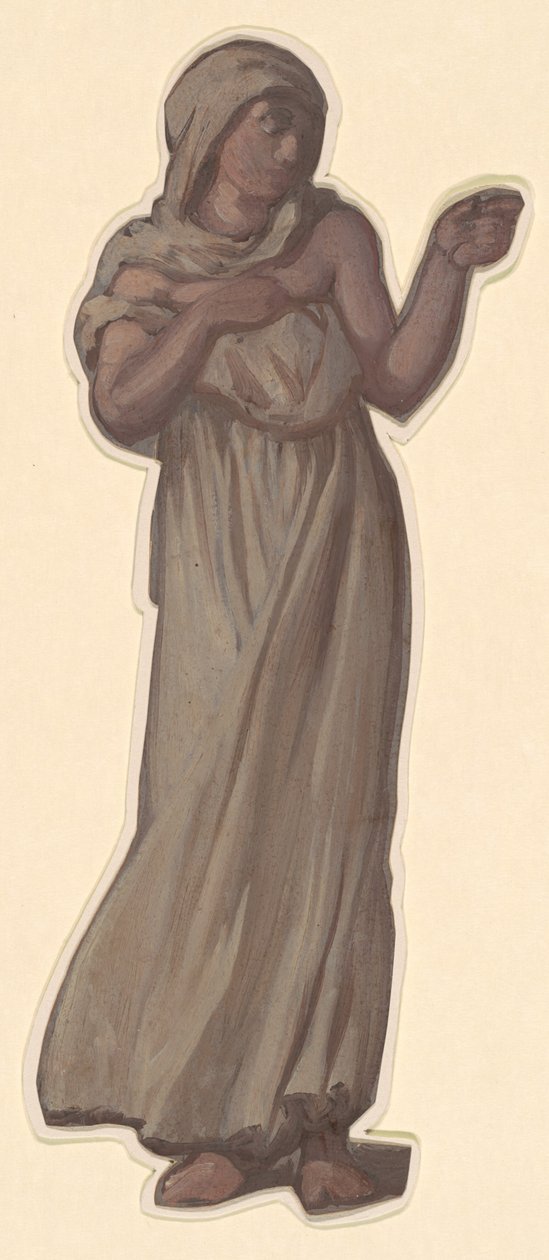"Yunan Kızları Yıkanıyor" Çalışması by Elihu Vedder