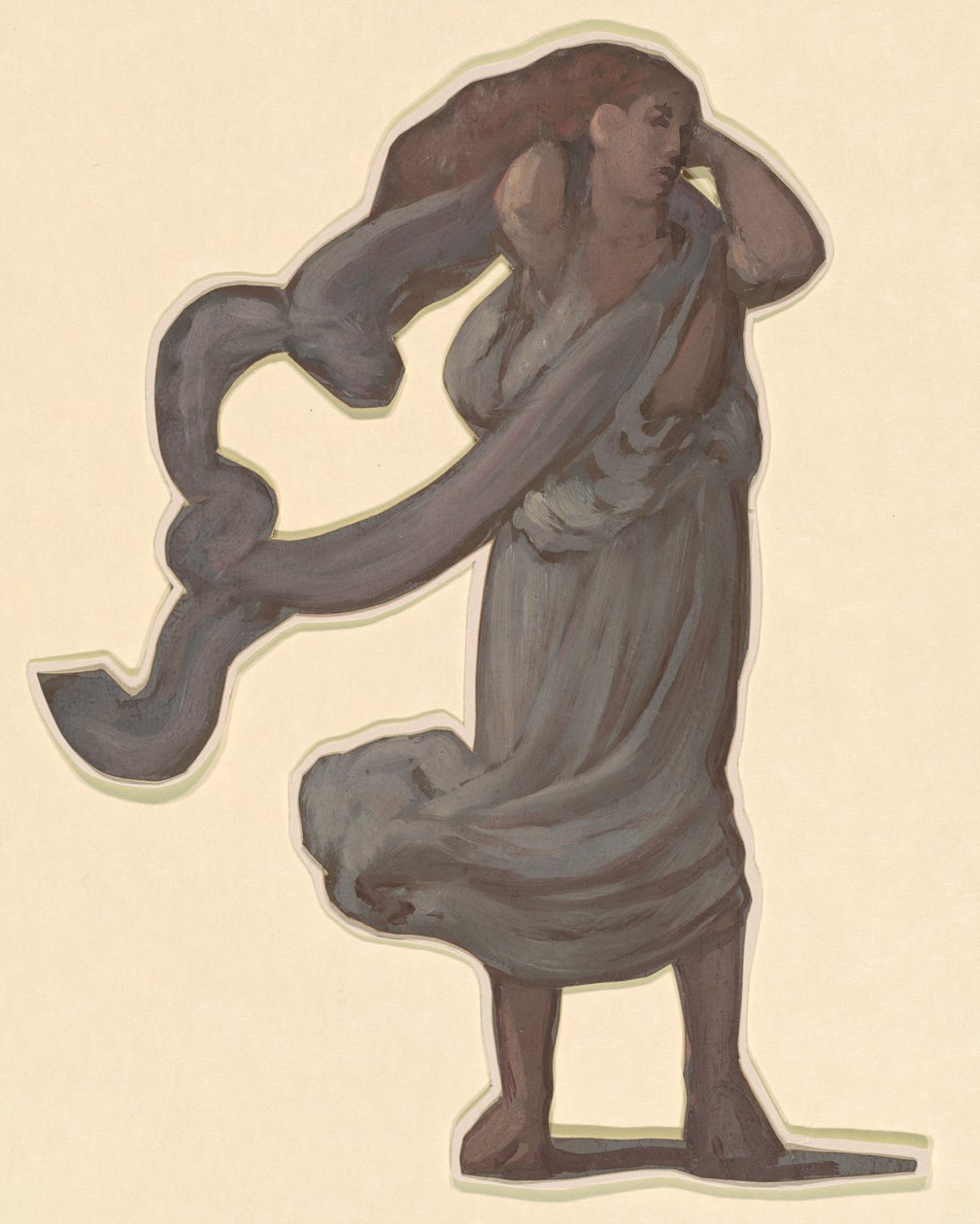 "Yunan Kızları Yıkanıyor" Çalışması by Elihu Vedder