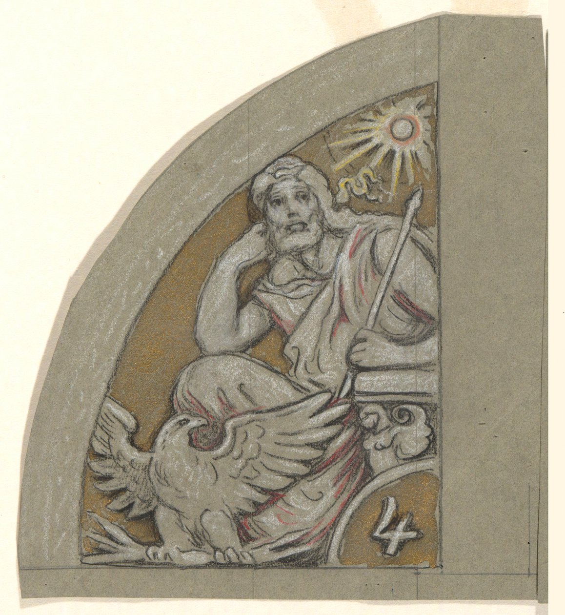 Jüpiter için Çalışma by Elihu Vedder
