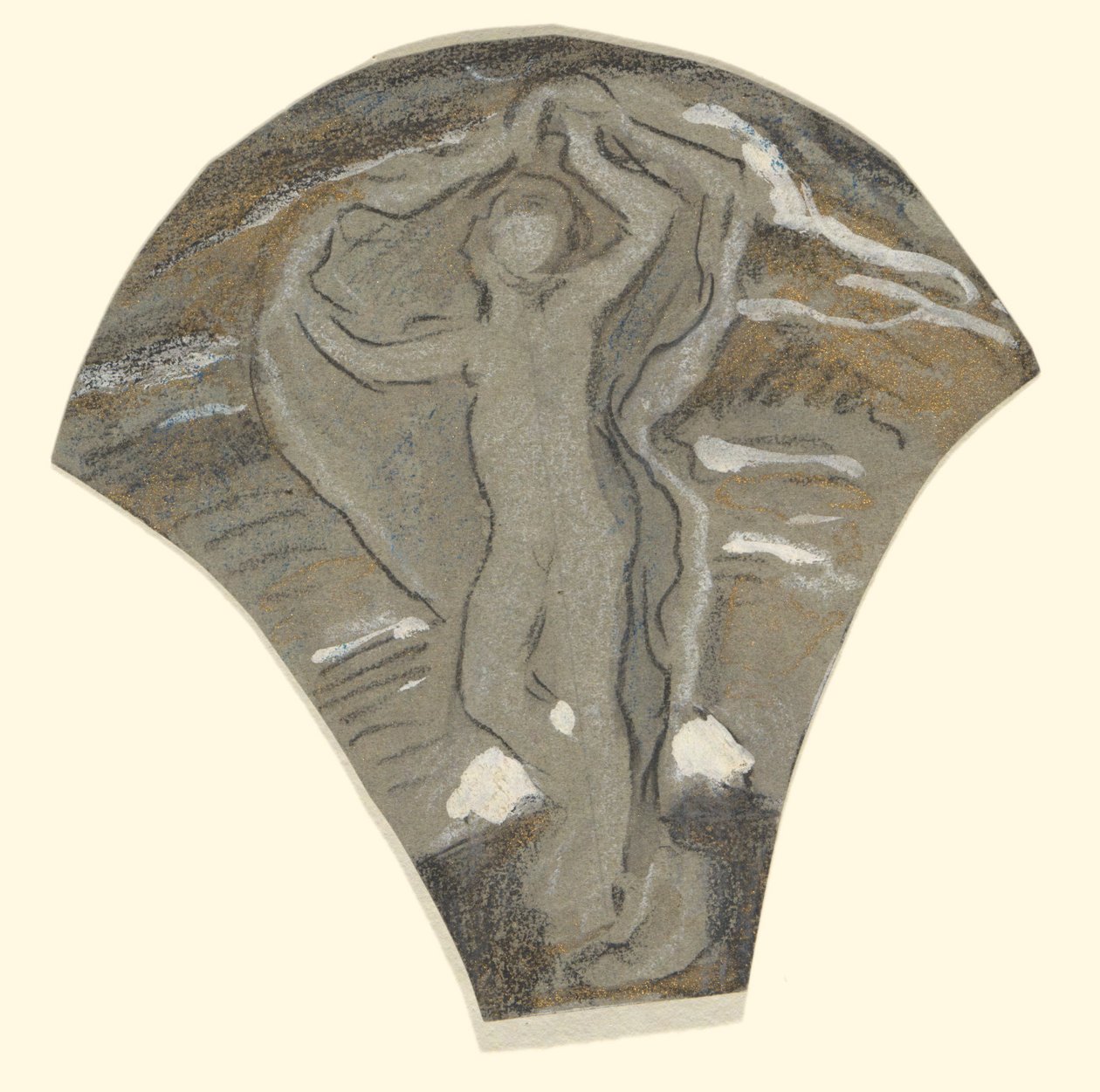 Luna için çalışma by Elihu Vedder