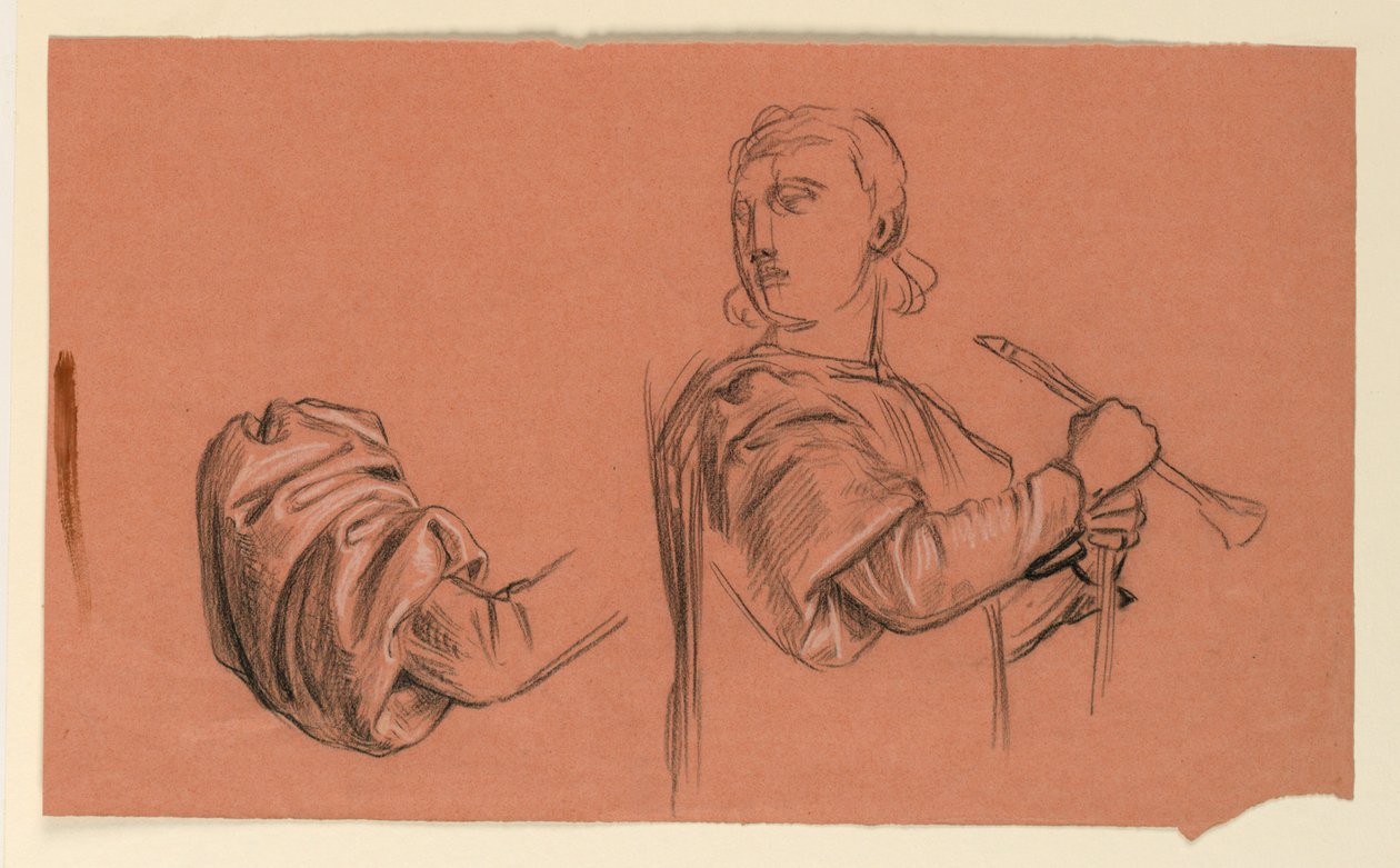 "Düğün Alayı" Çalışması by Elihu Vedder