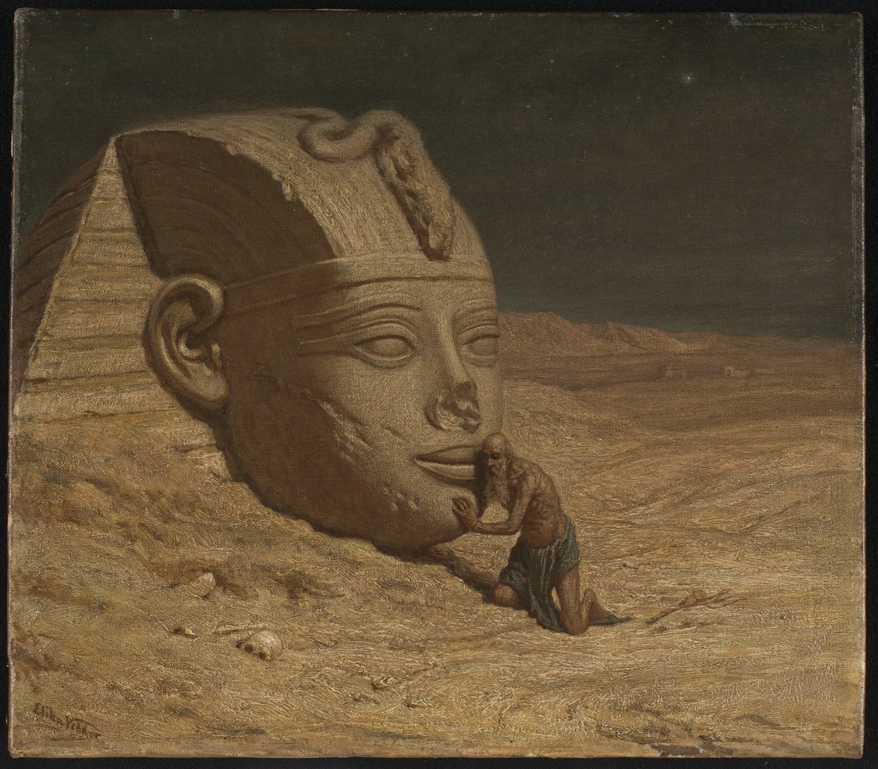 Sfenksin Sorgulayıcısı by Elihu Vedder